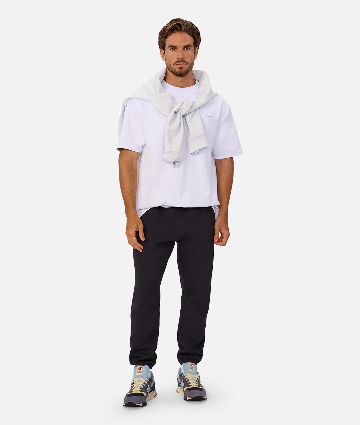 The Newport T-Shirt - Lt Blue Marle - Image 8