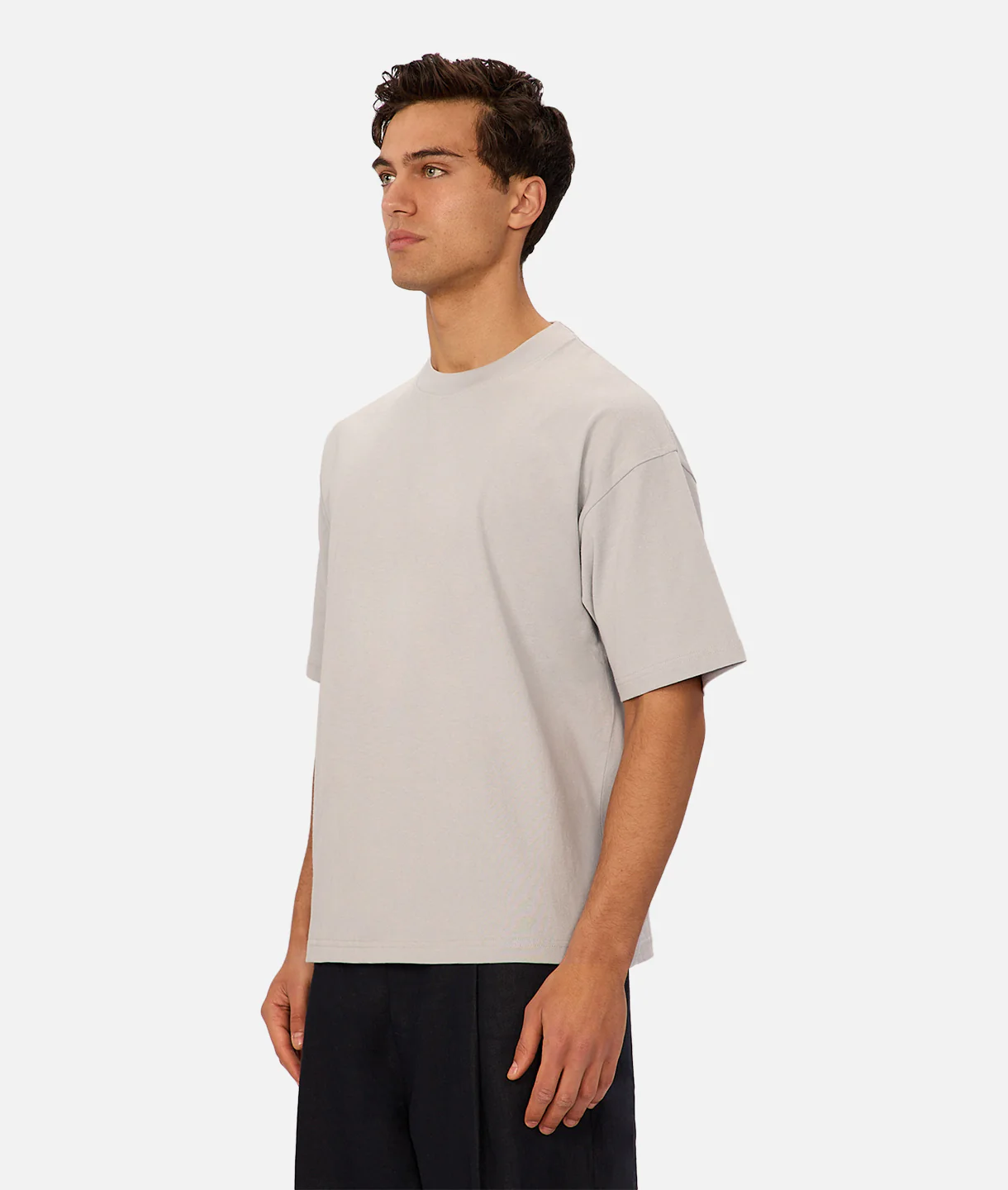 The Del Mar Boxy T-Shirt - Steel Blue - Image 3