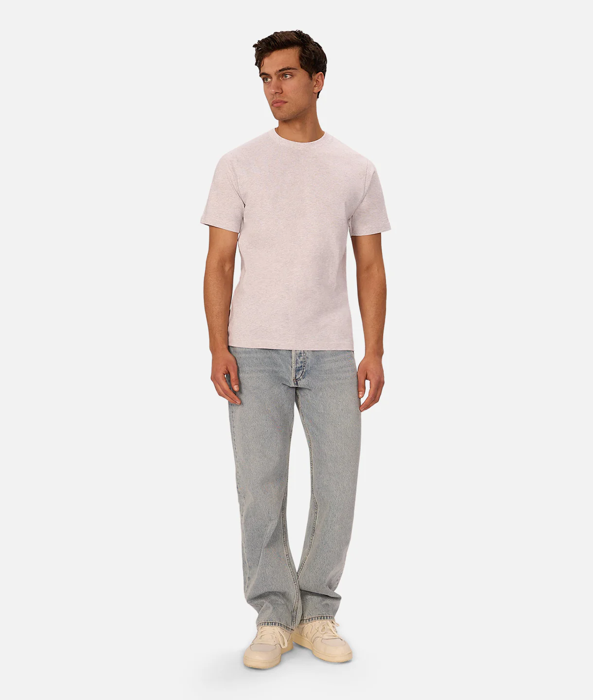 The Classic Crew T-Shirt - New Marle Grey - Image 2