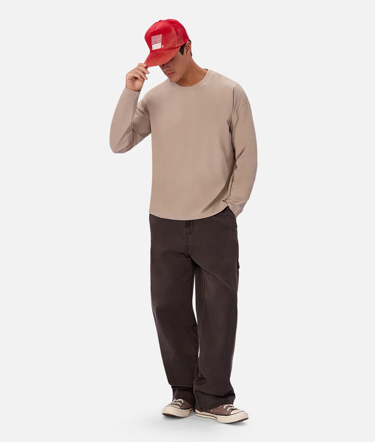 The Waffle Long Sleeve T-Shirt - Mojave - Image 8