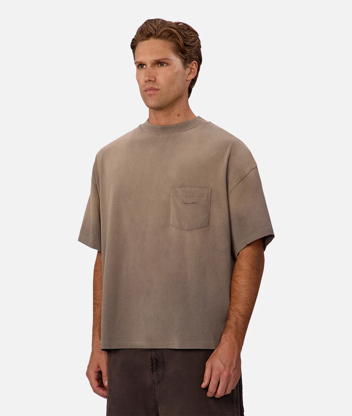 The Sand Blasted T-Shirt - Washed Rock - Image 3