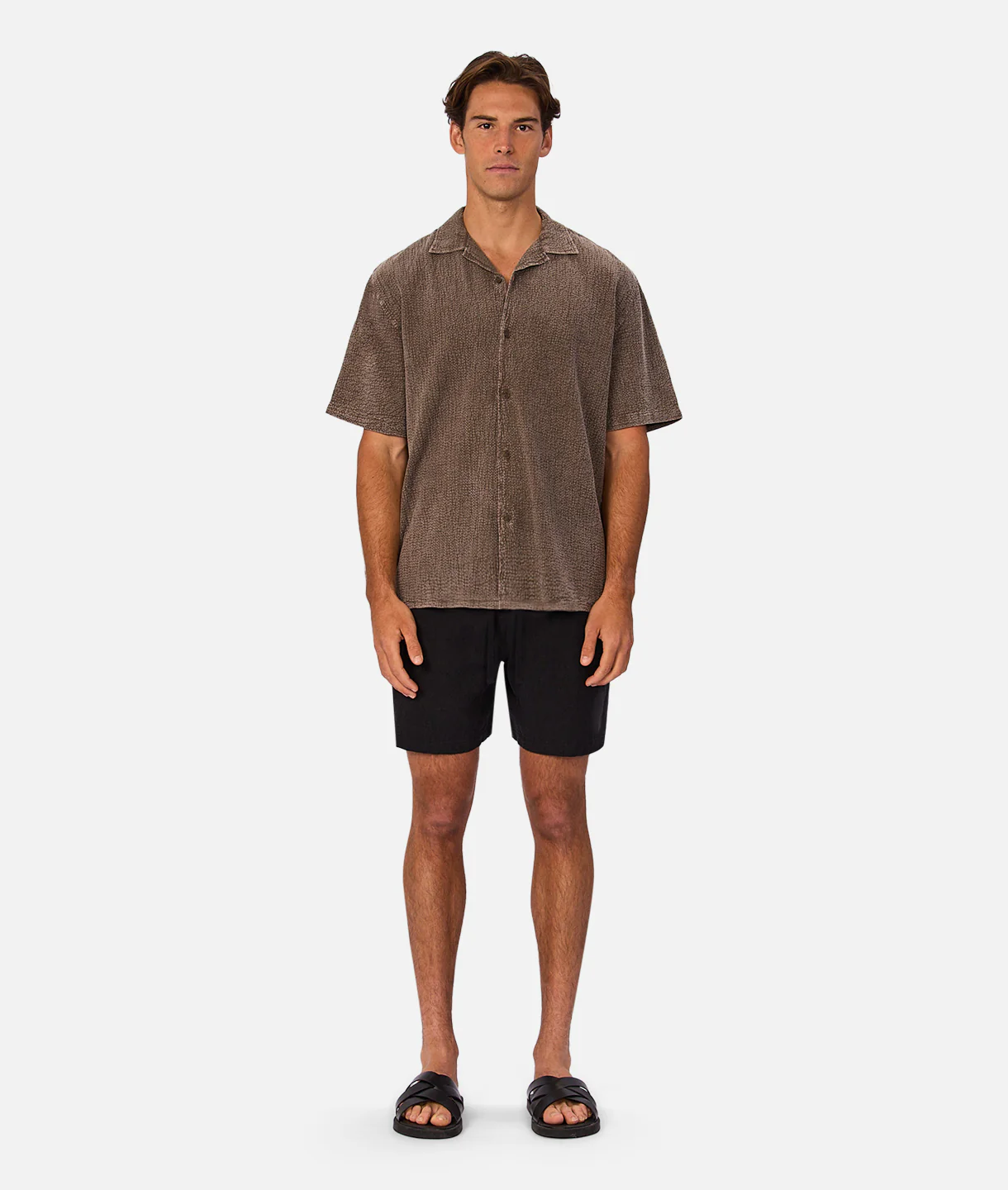 The Canyon Short Sleeve Shirt - Bark - Image 5