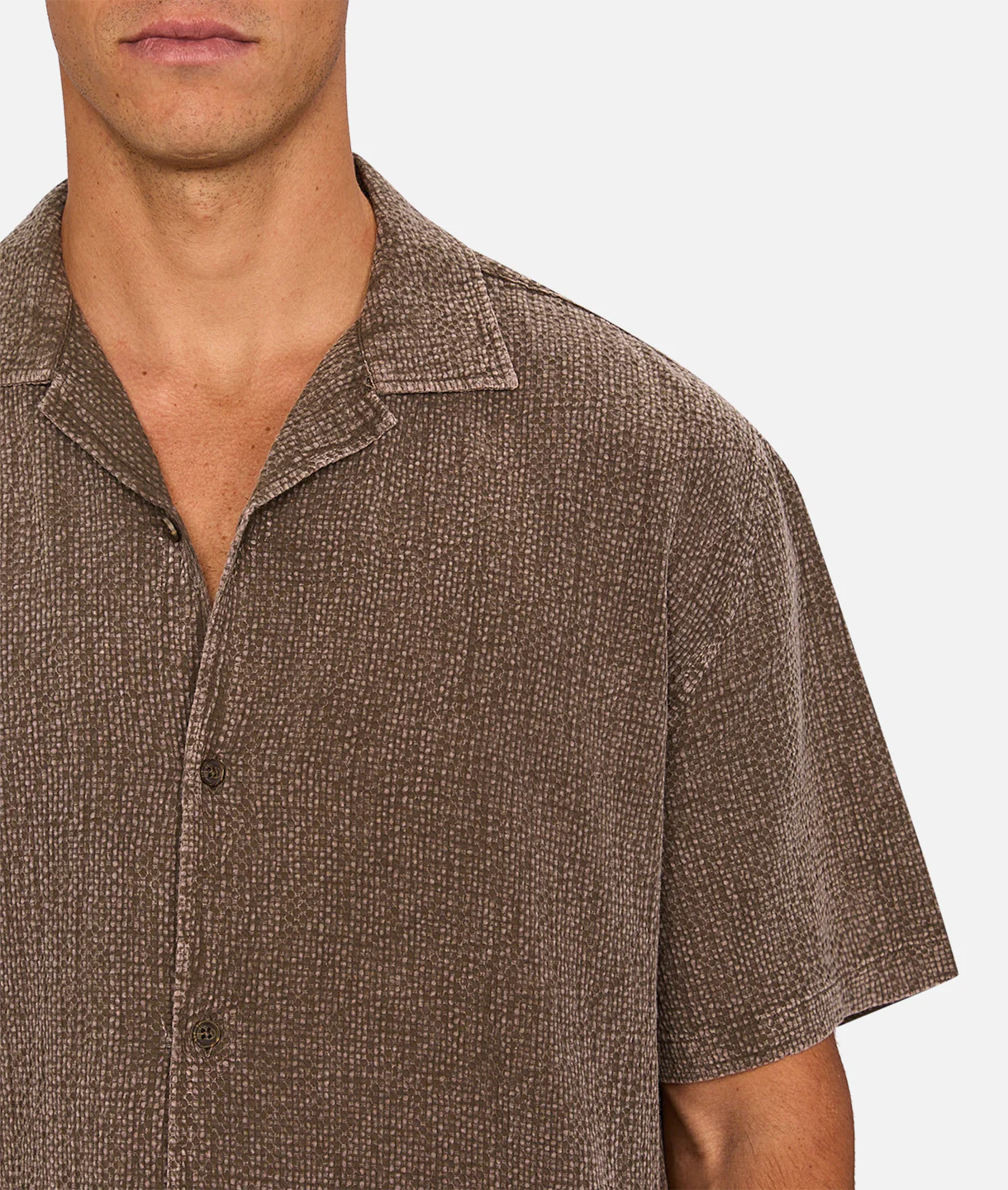 The Canyon Short Sleeve Shirt - Bark - Image 7