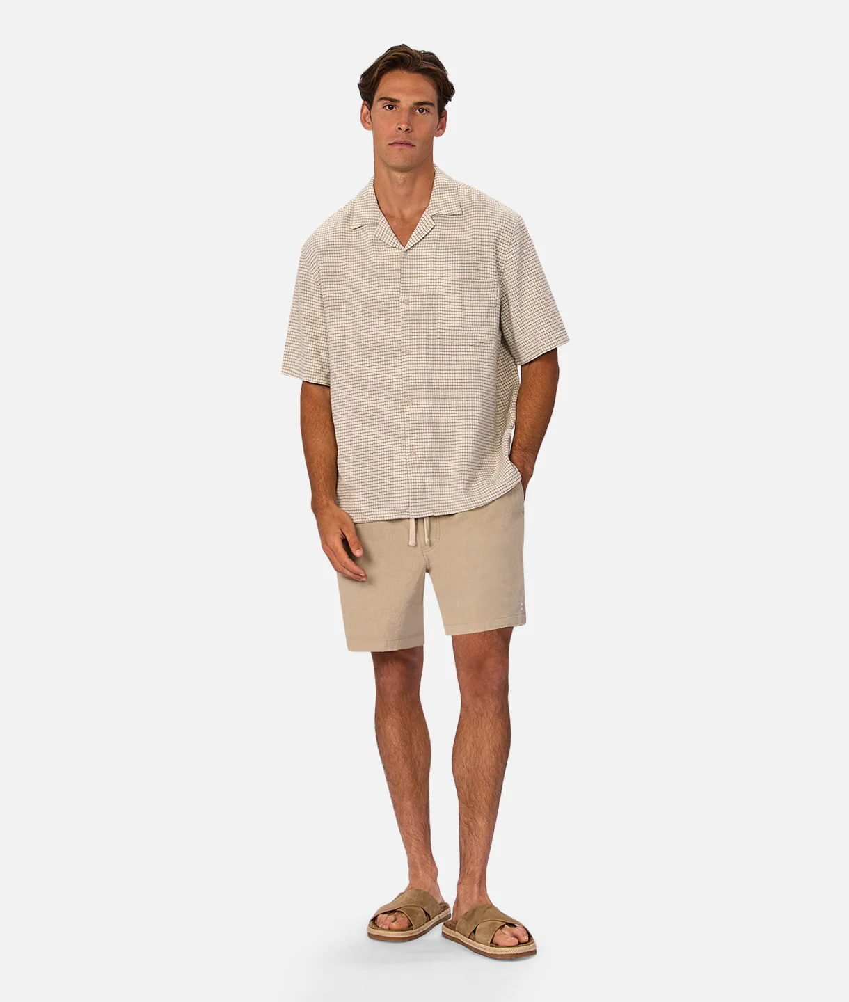 The Cornella Short Sleeve Shirt - Lead Combo - Image 2