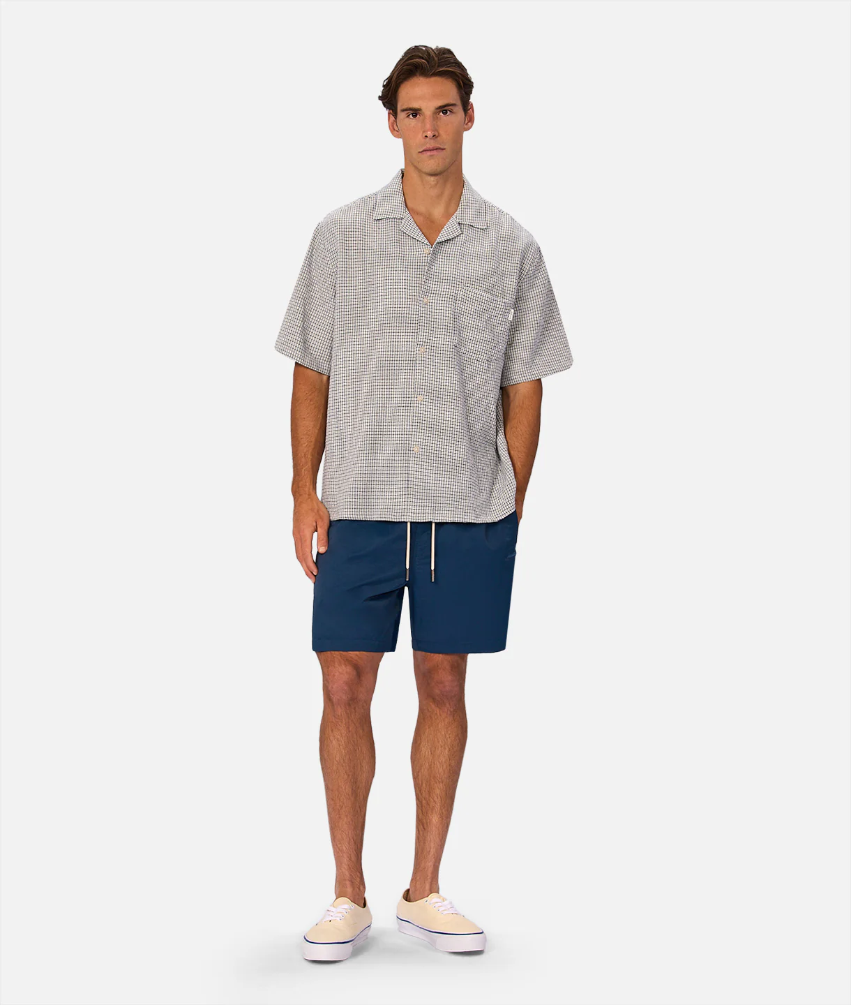 The Cornella Short Sleeve Shirt - Petrol Combo - Image 2
