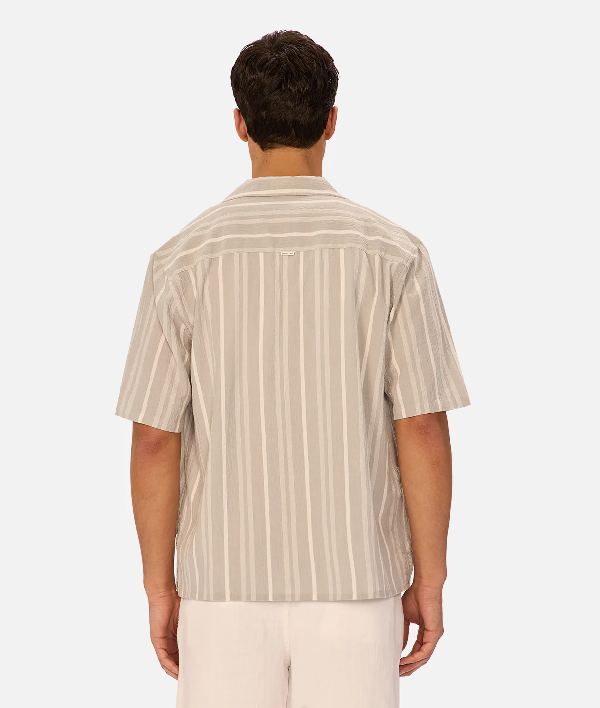 The Manzoni Short Sleeve Shirt - Sage White - Image 4