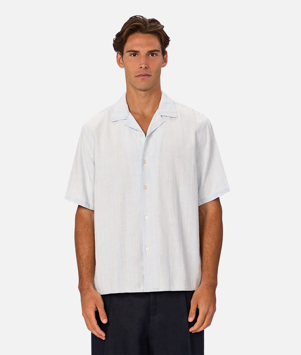 The Andreas Short Sleeve Shirt - Bleach