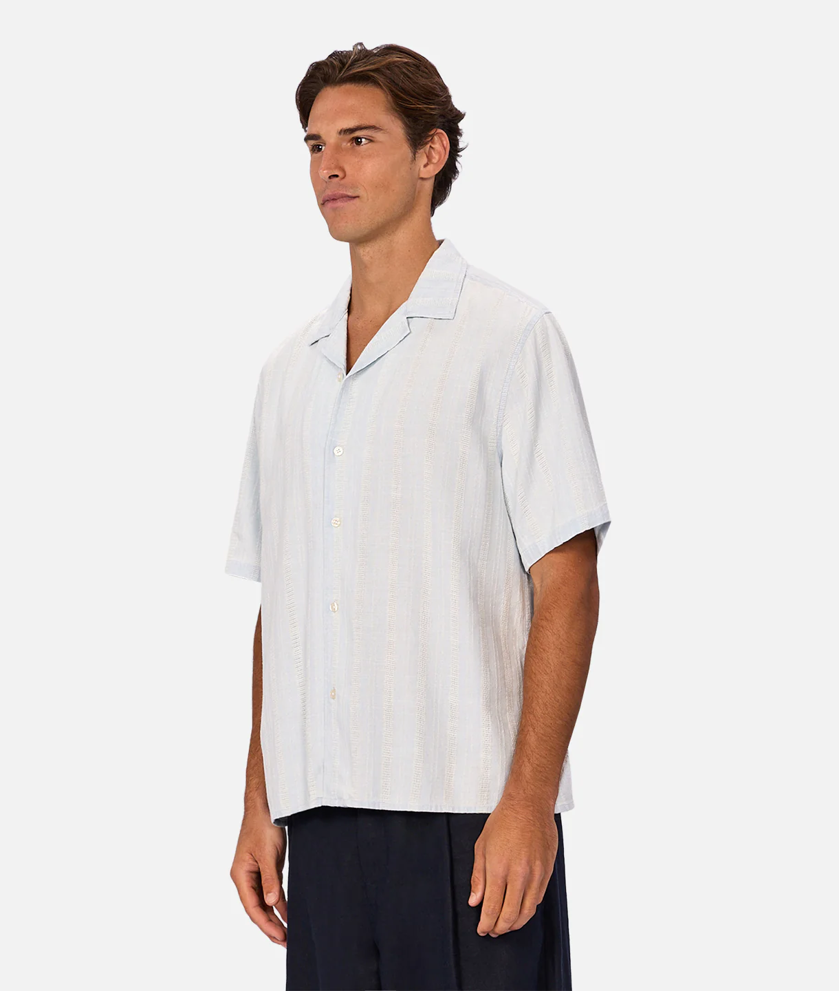 The Andreas Short Sleeve Shirt - Bleach - Image 3