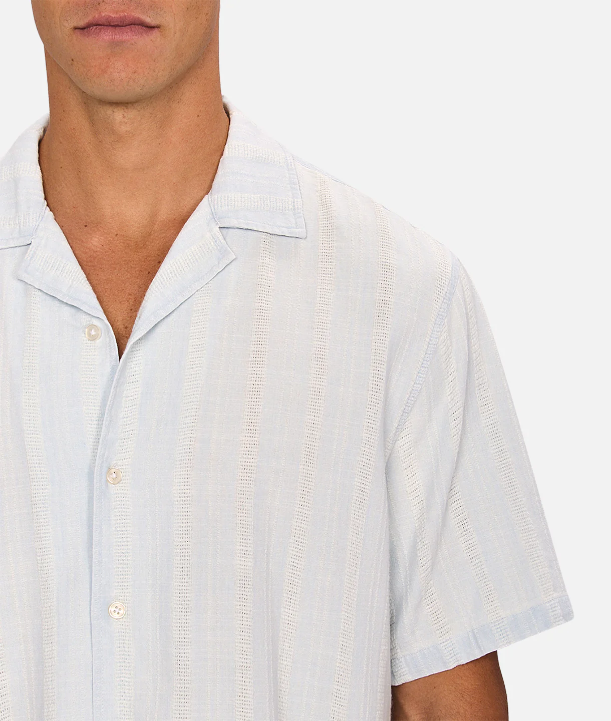 The Andreas Short Sleeve Shirt - Bleach - Image 6