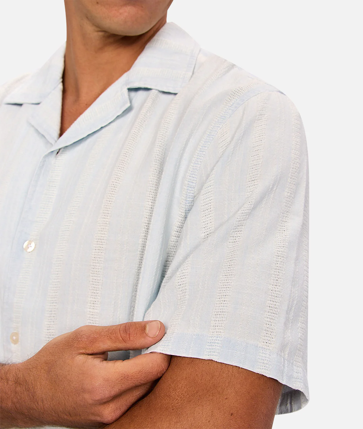 The Andreas Short Sleeve Shirt - Bleach - Image 8