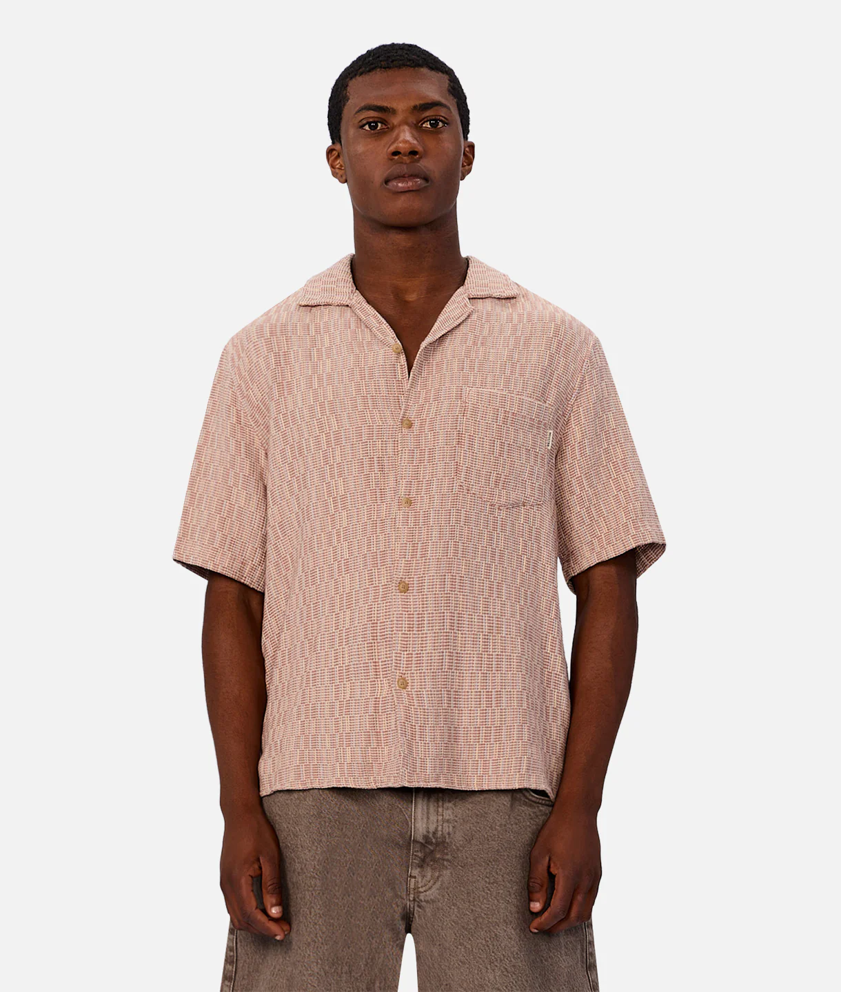 The Clinton Short Sleeve Shirt - Kidney Combo