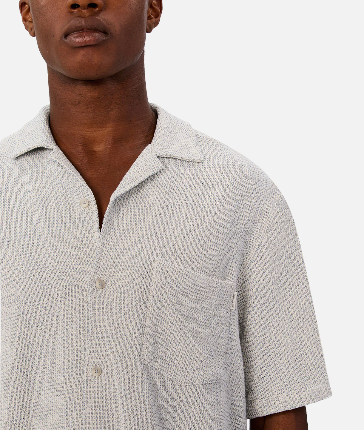 The Franklin Short Sleeve Shirt - Blue Combo - Image 6