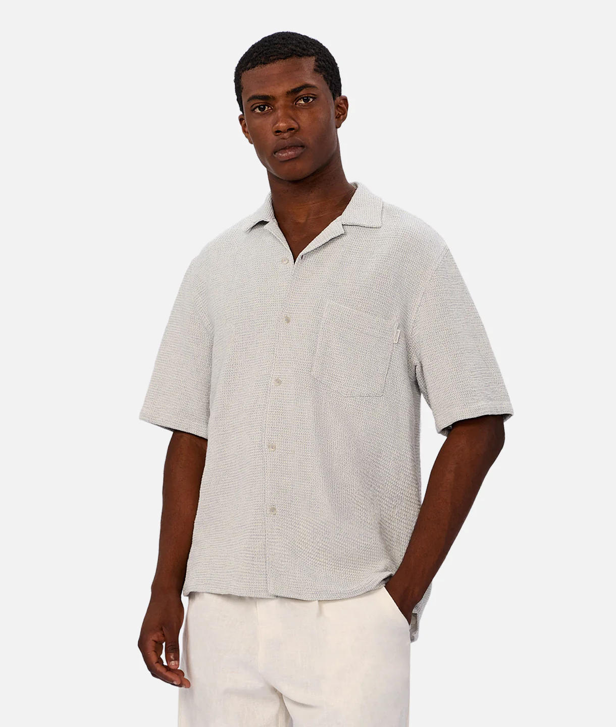 The Franklin Short Sleeve Shirt - Blue Combo - Image 9